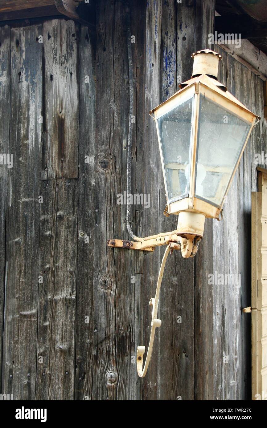 Old wooden house in Turku, Finland Stock Photo