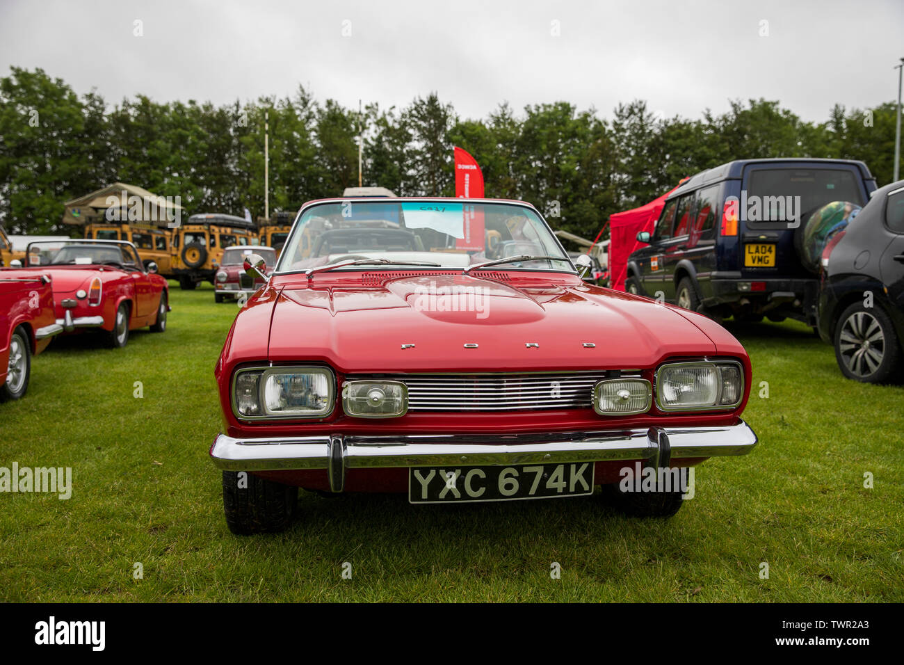 YXC 674K, Ford Capri MkI 3000GT Crayford Cabriolet, 1972 at The Bath  Festival of Motoring 2019 Stock Photo - Alamy