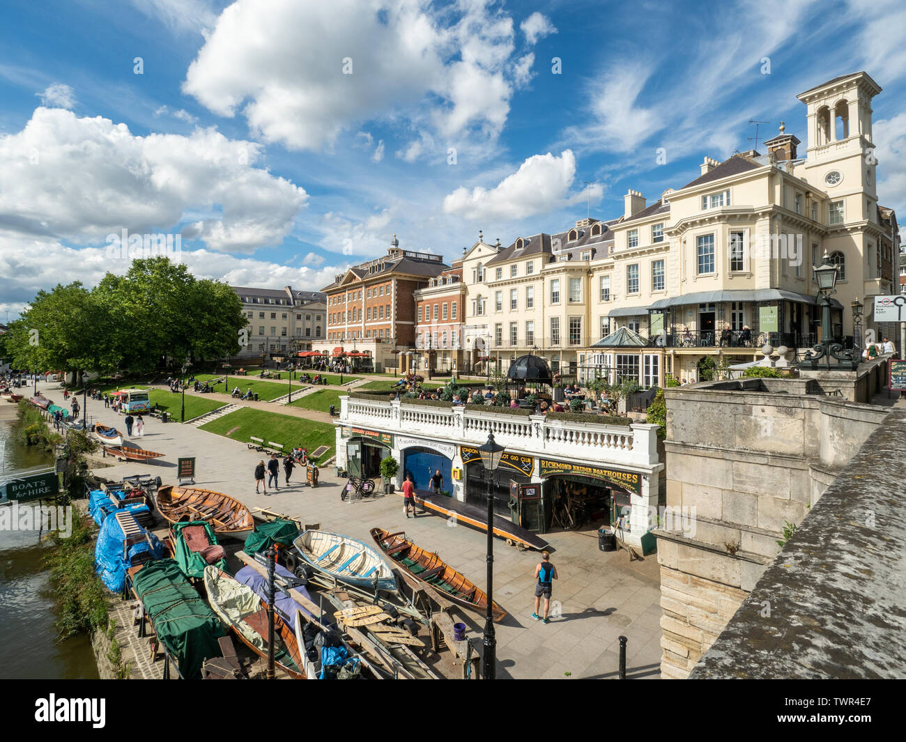 Richmond upon Thames, a borough of London SW of the city. Stock Photo