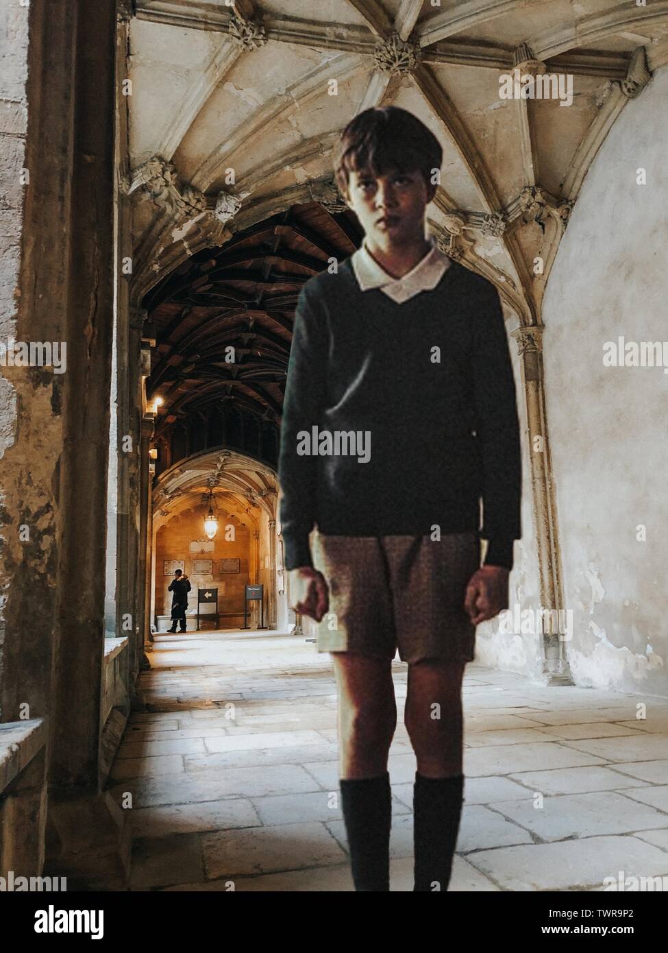 College Corridors High Resolution Stock Photography and Images Alamy