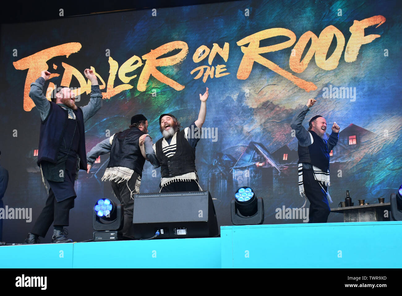 Fiddler on the Roof performs at West End Live 2019 in Trafalgar Square, on  22 June 2019, London, UK Stock Photo - Alamy
