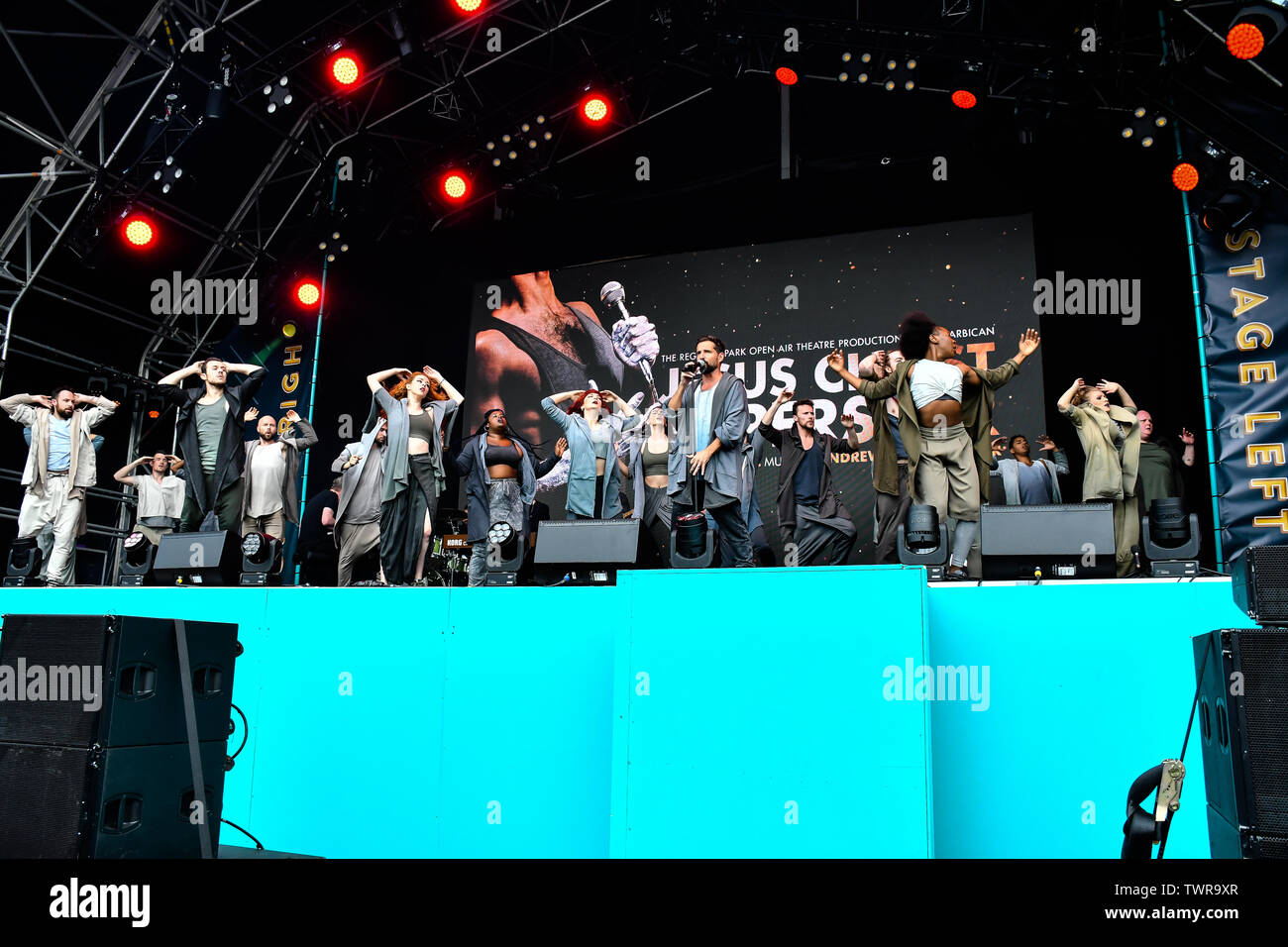 Jesus Christ Superstar perfroms at West End Live 2019 in Trafalgar