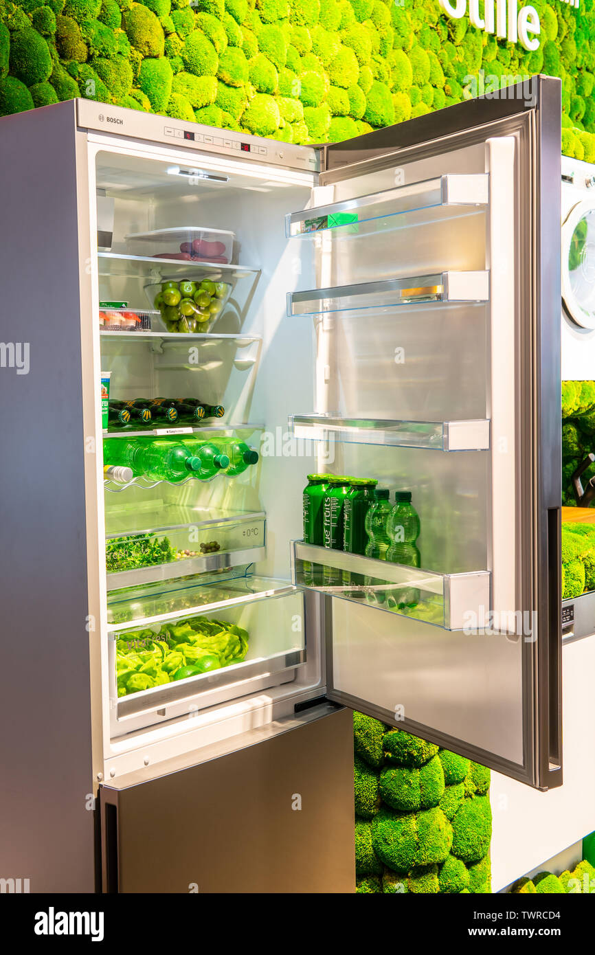 Berlin Aug 2018 Bosch fridge refrigerator freezer Robert Bosch