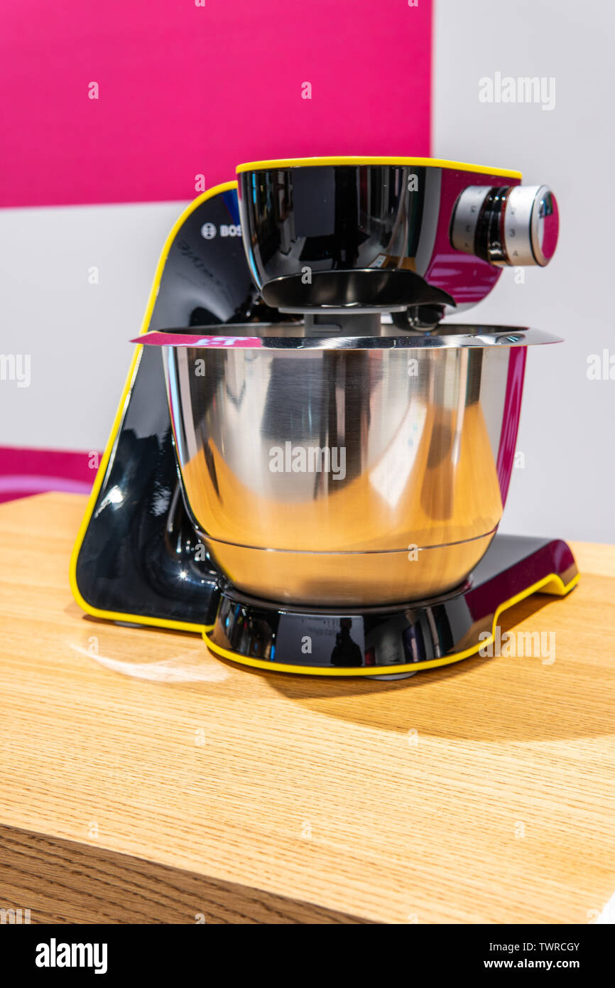 Berlin Germany Aug 29 2018 New Bosch Mymum Food Processor