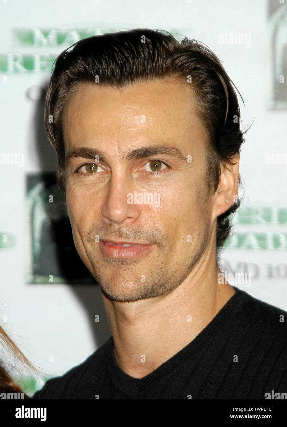 Daniel Bernhardt at the 'The Matrix Reloaded' Worldwide DVD Launch at Morton's in West Hollywood, CA. The event took place on Wednesday, October 8, 2003.  Photo credit: SBM / PictureLux File Reference # 33790-2503SMBPLX  For Editorial Use Only -  All Rights Reserved Stock Photo