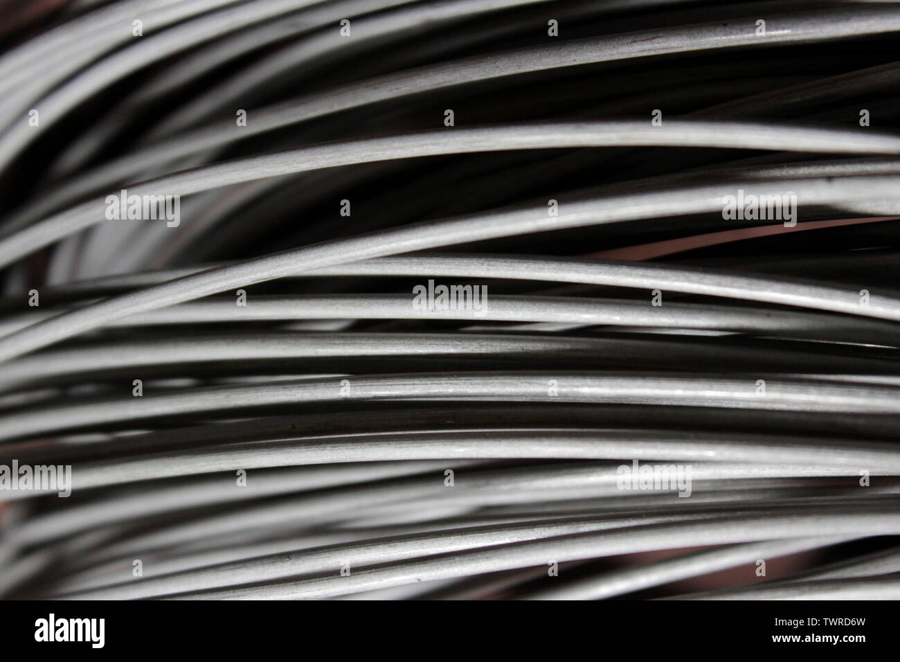 Frame Of Coiled Nichrome Wire Stock Photo - Download Image Now