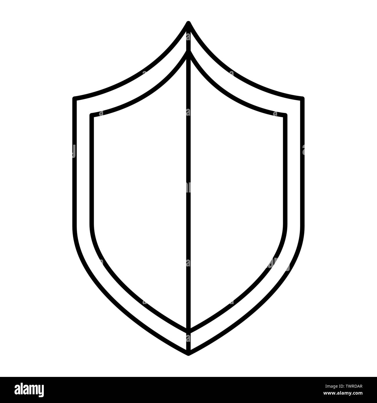 security shield guard isolated icon Stock Vector Image & Art Alamy