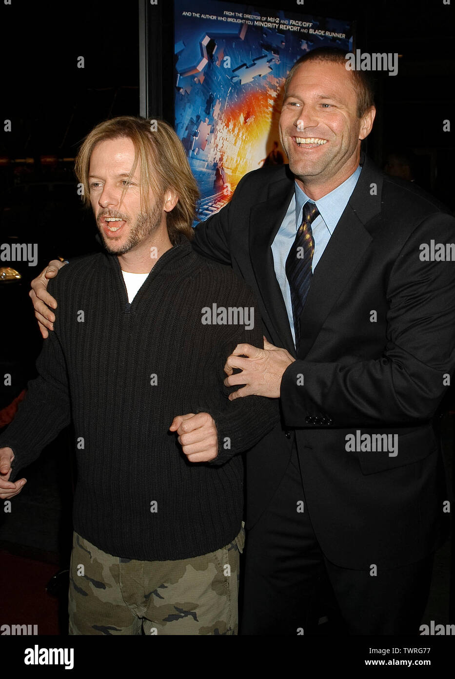 David Spade & Aaron Eckhart at the World Premiere of Paramount's ...