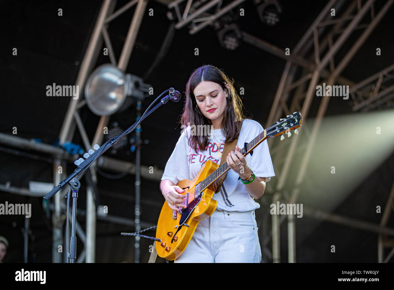 Tunbridge Wells, UK. Saturday 22 June 2019.  The Staves performing at the Black Deer Festival,Eridge Park ,© Jason Richardson / Alamy Live News Stock Photo