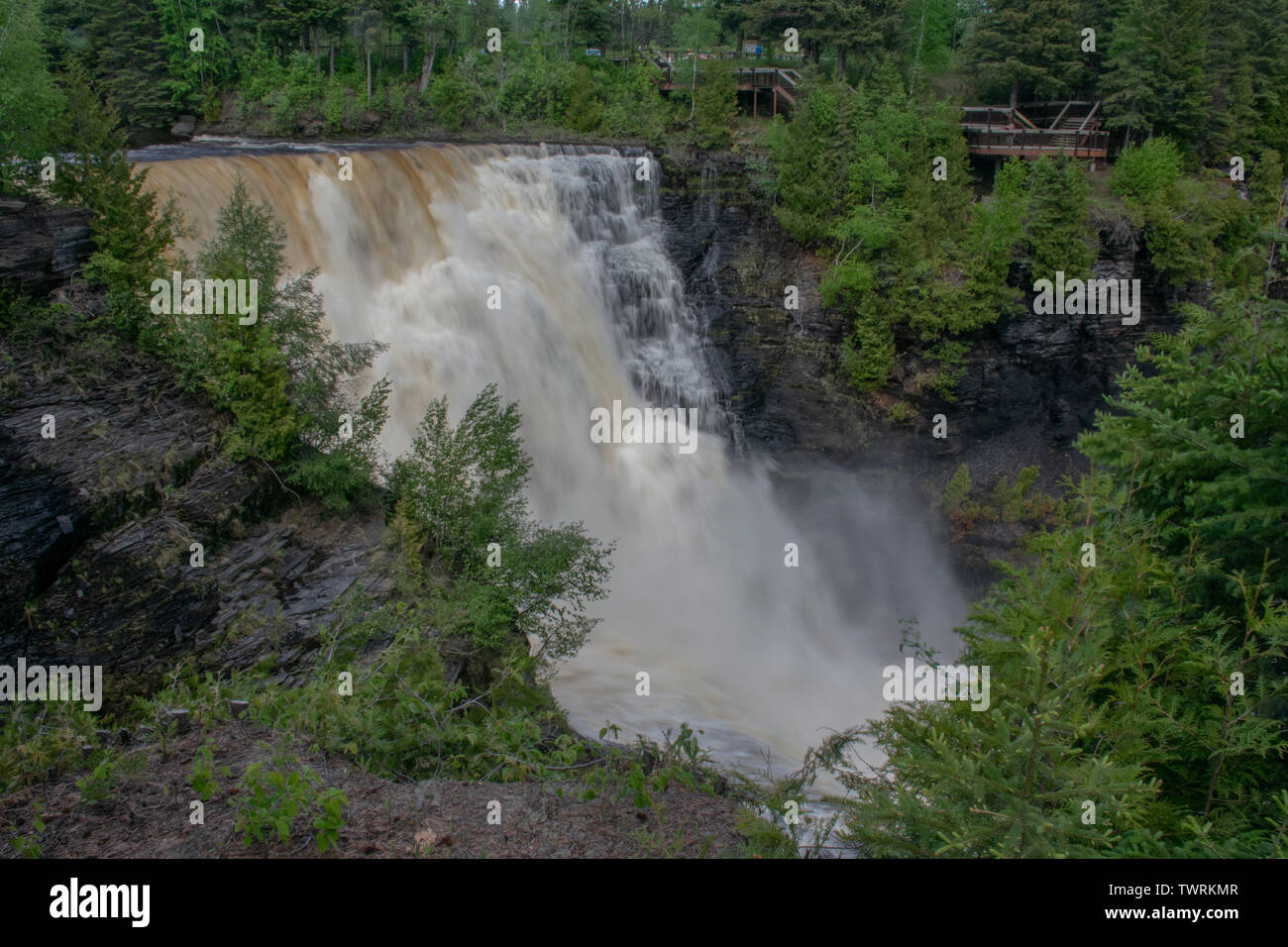Kakabeka Falls in Ontario, Canada Stock Photo Alamy
