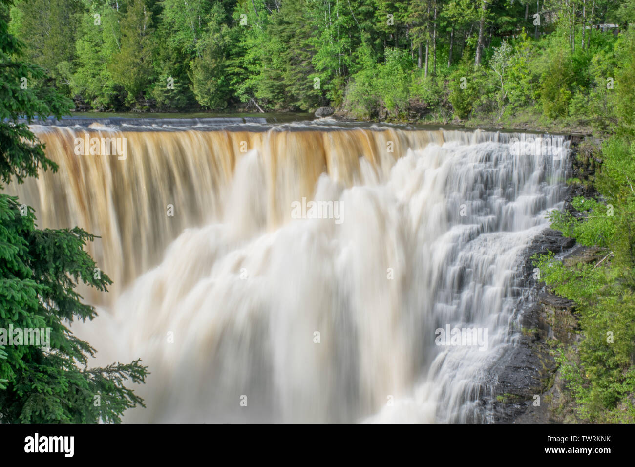 Kakabeka Falls in Ontario, Canada Stock Photo Alamy