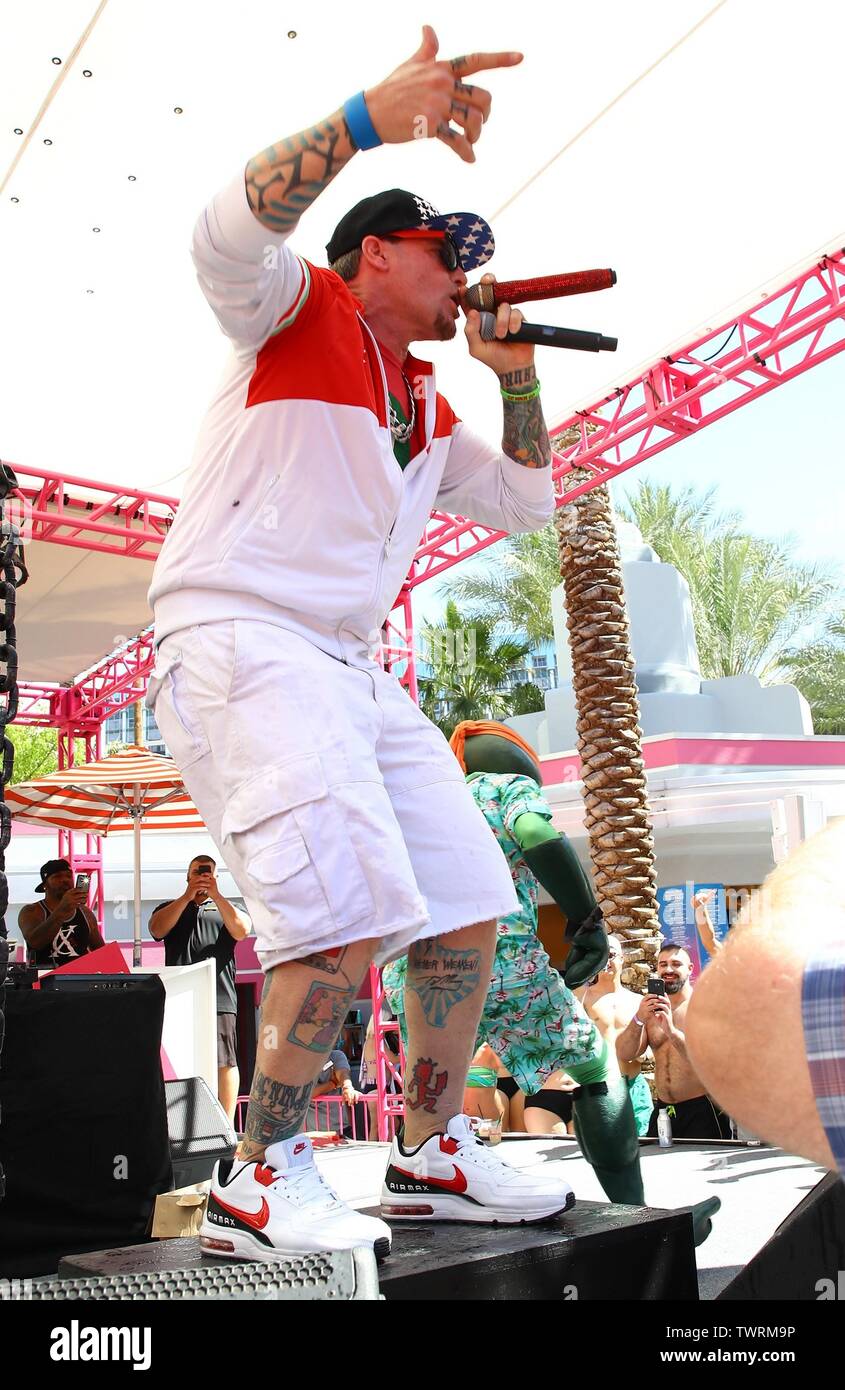 Las Vegas, NV, USA. 22nd June, 2019. Vanilla Ice at arrivals for Vanilla  Ice Performs at GO POOL Day Club, Flamingo Las Vegas' GO Pool Dayclub, Las  Vegas, NV June 22, 2019.