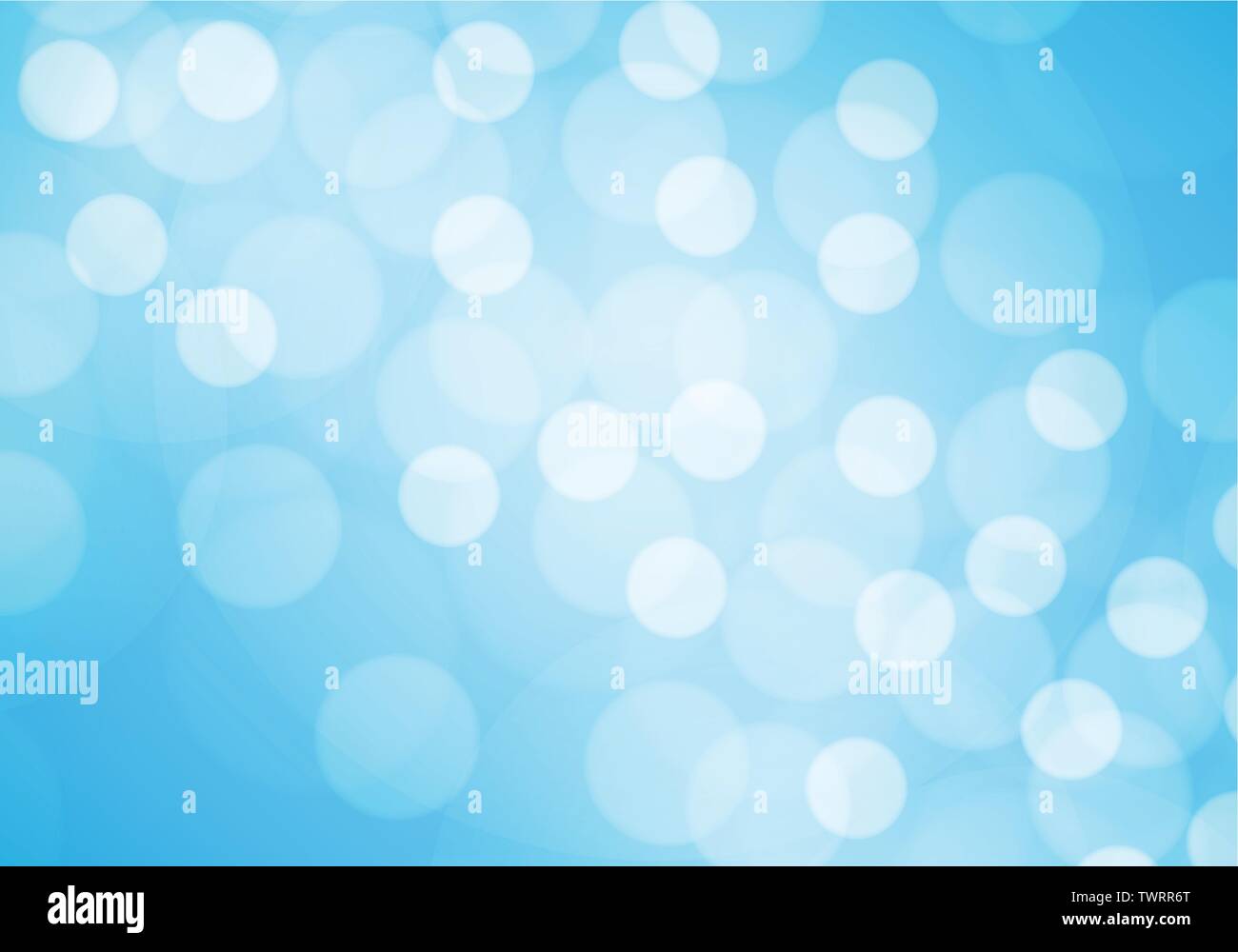 Abstract blue bokeh light luxury background vector illustration. Stock Vector