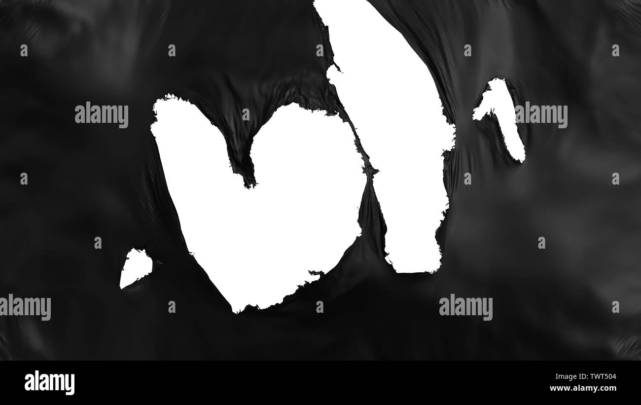 Ragged Black color flag Stock Photo Alamy