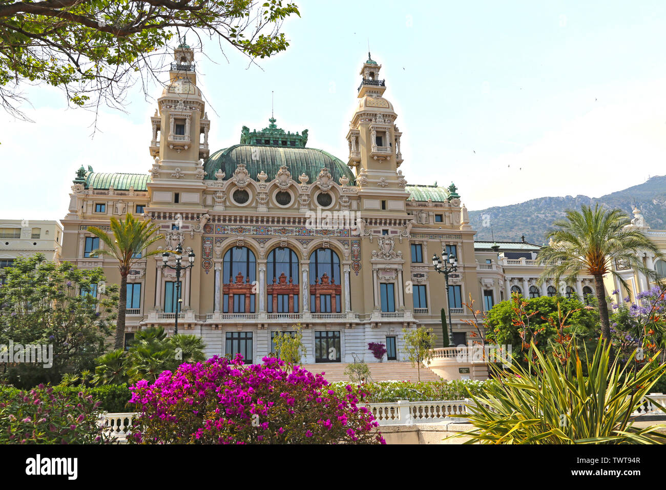 MonteCarlo, Monaco June 13, 2014 The Opera de MonteCarlo, seaside