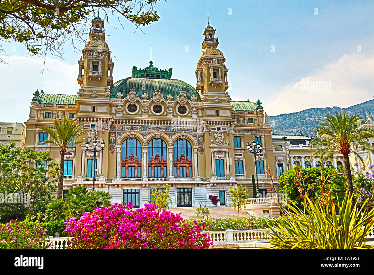 MonteCarlo, Monaco June 13, 2014 The Opera de MonteCarlo, seaside