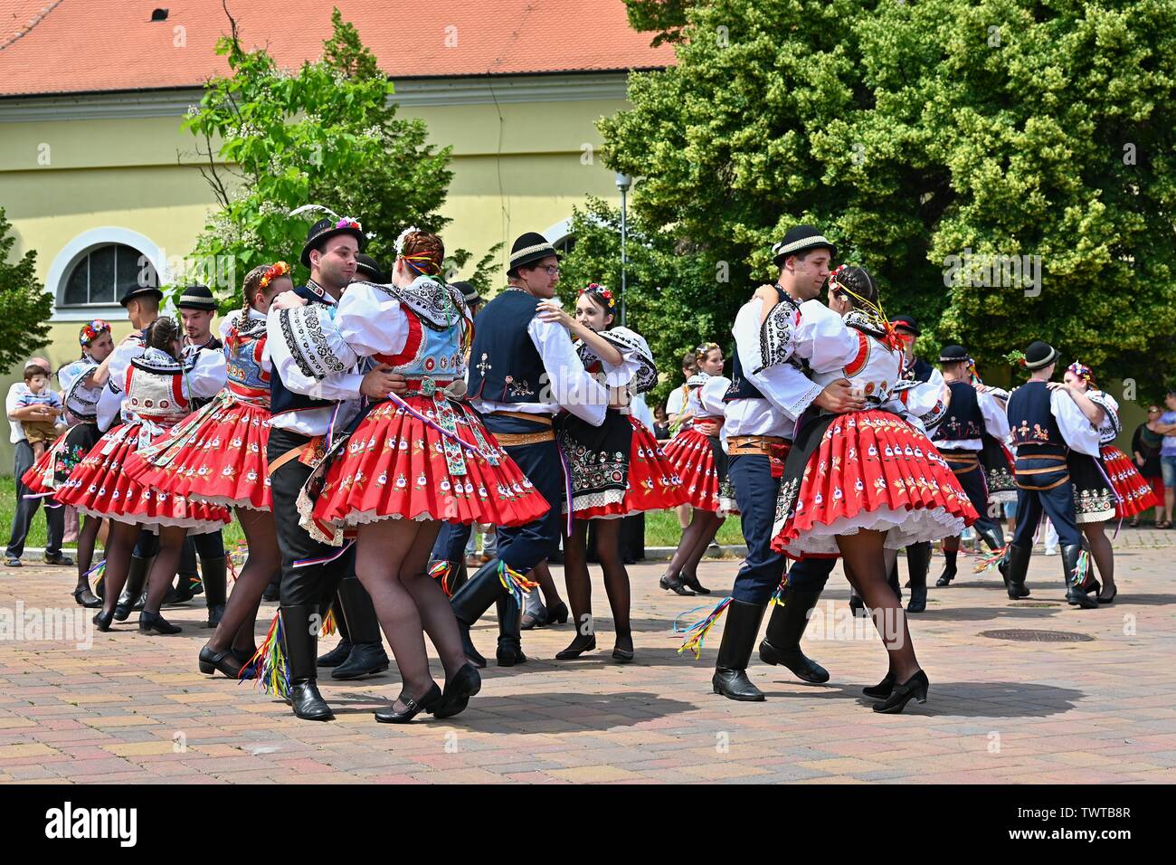 Brno - Bystrc, Czech Republic, June 22, 2019. Traditional Czech feast