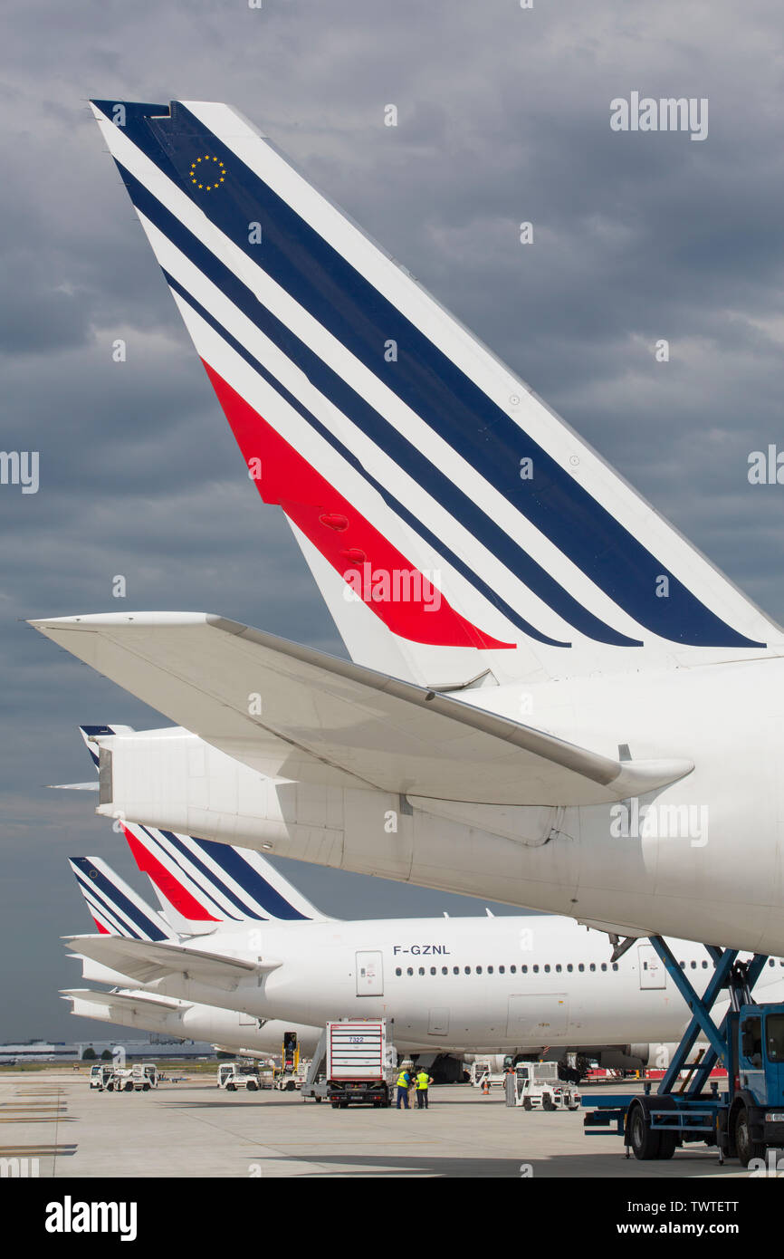 AIR FRANCE PLANES AT ORLY AIRPORT Stock Photo Alamy