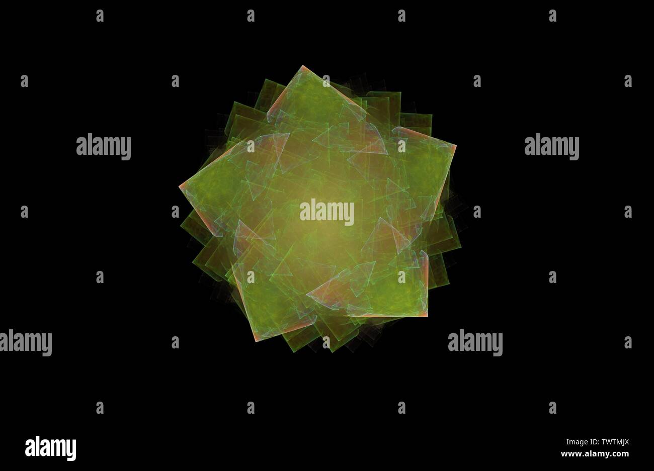 Symmetrical fractal black light hi-res stock photography and images - Alamy