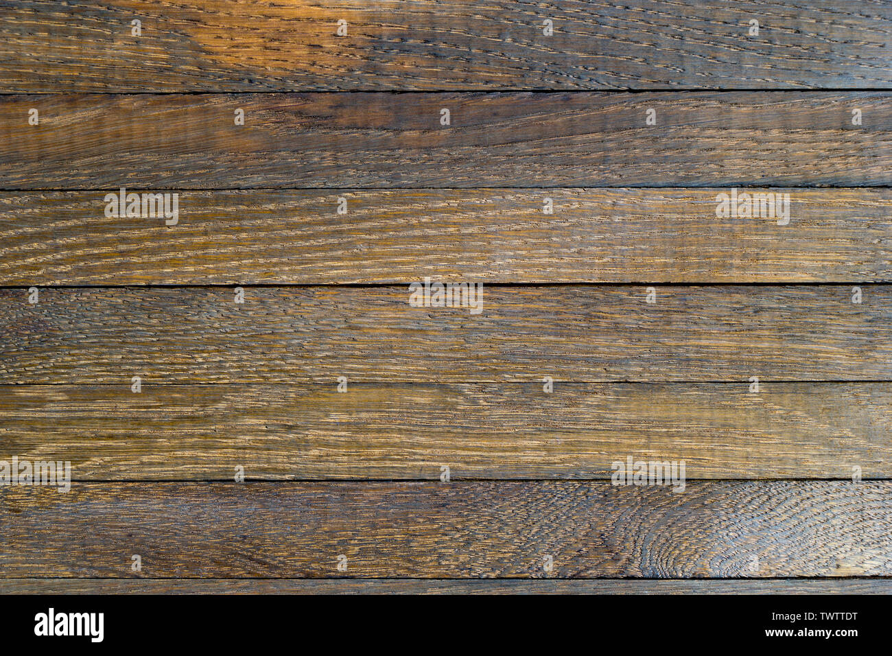 Horizontal Wooden Table Background Old Dark Brown Burnt Oak Top
