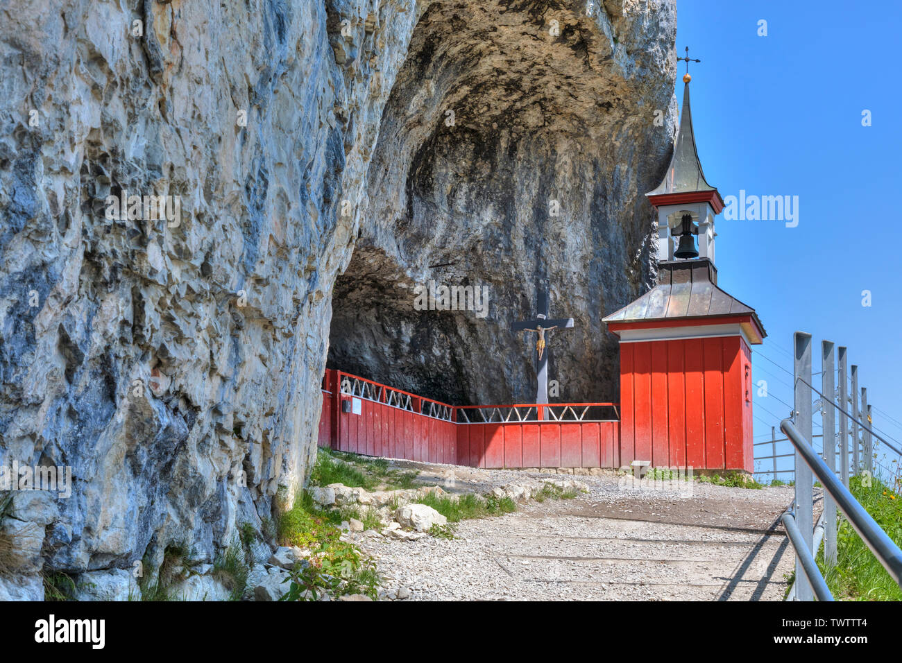 Aescher, Ebenalp, Wasserauen, Appenzell Innerrhoden, Switzerland, Europe Stock Photo