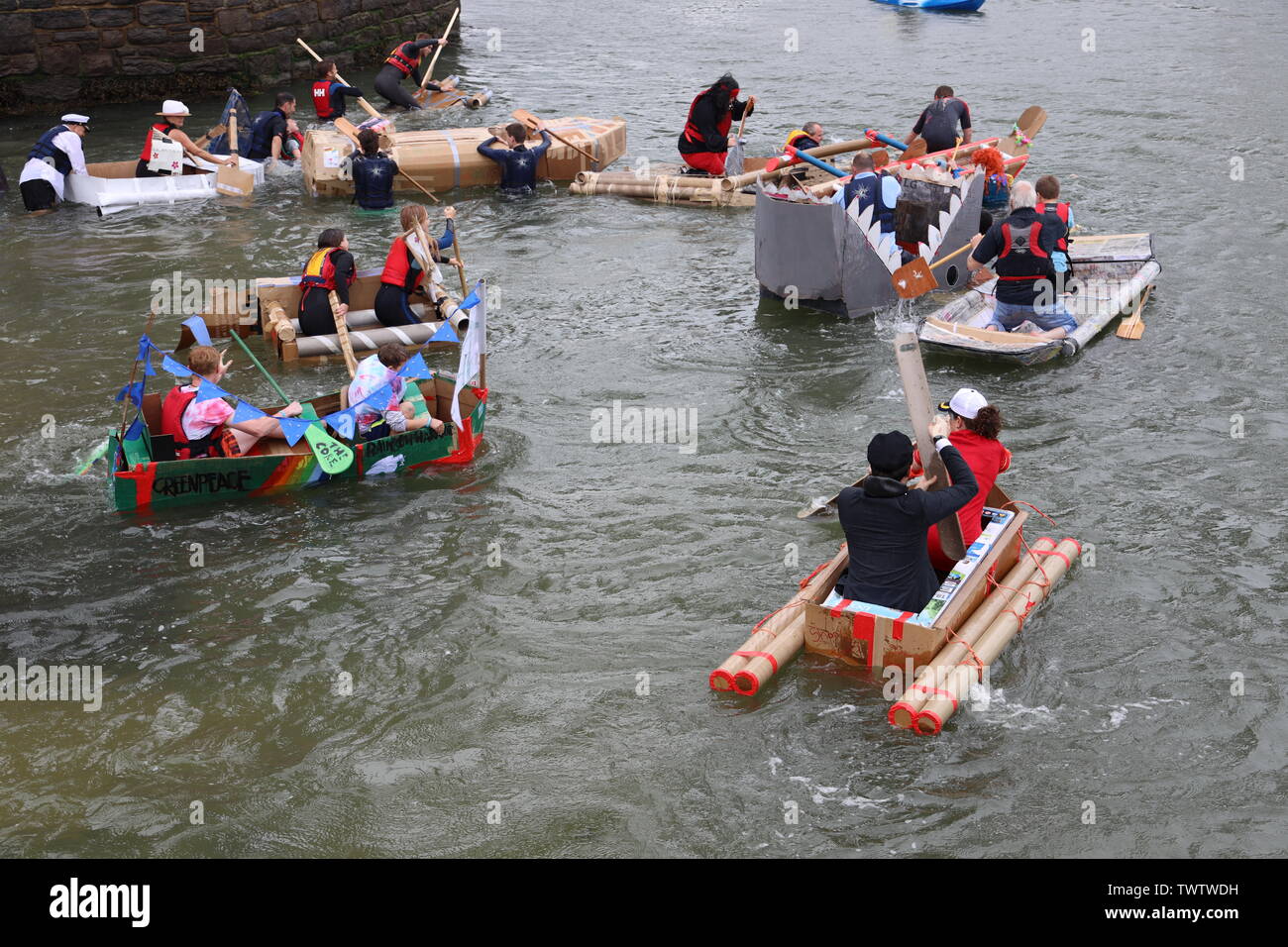 The Saltash Cardboard Boat Race 2023