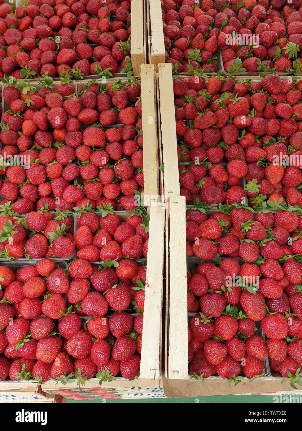 Closeup fresh red strawberry hi-res stock photography and images - Alamy