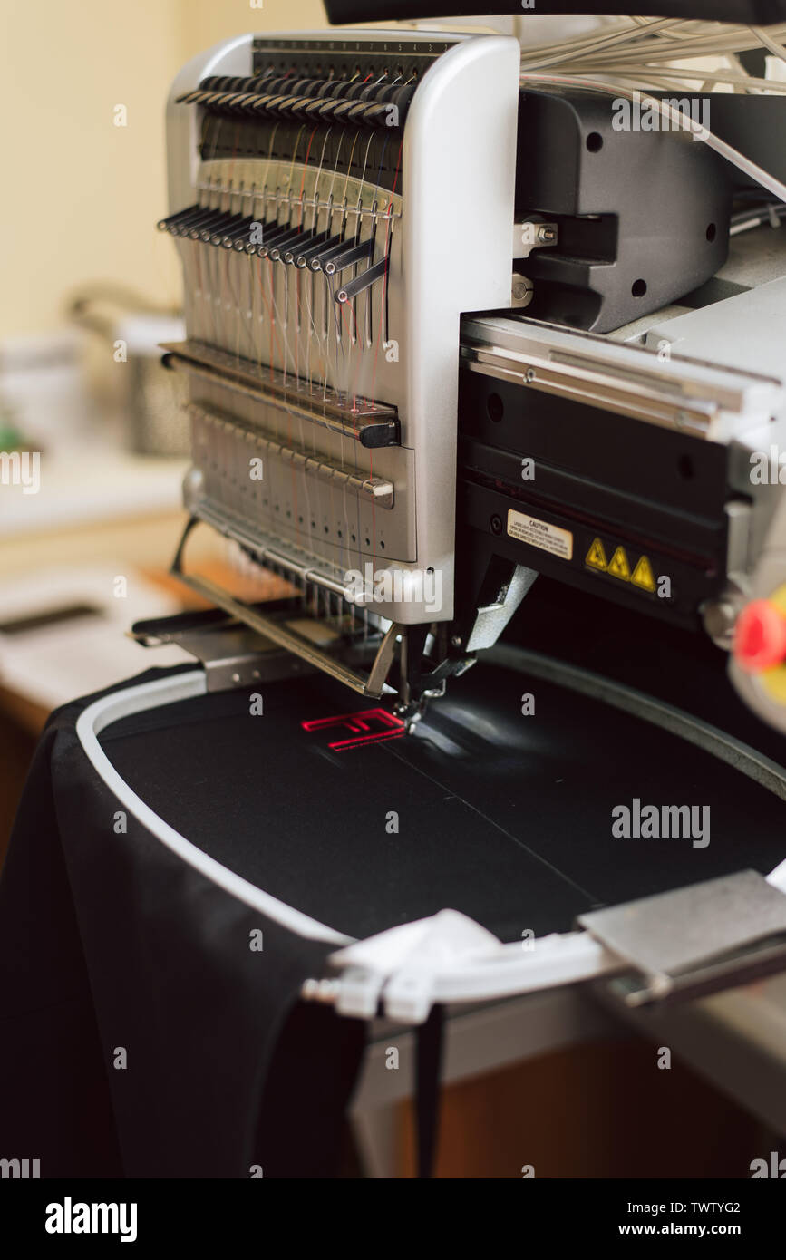 Industrial embroidery machine hires stock photography and images Alamy
