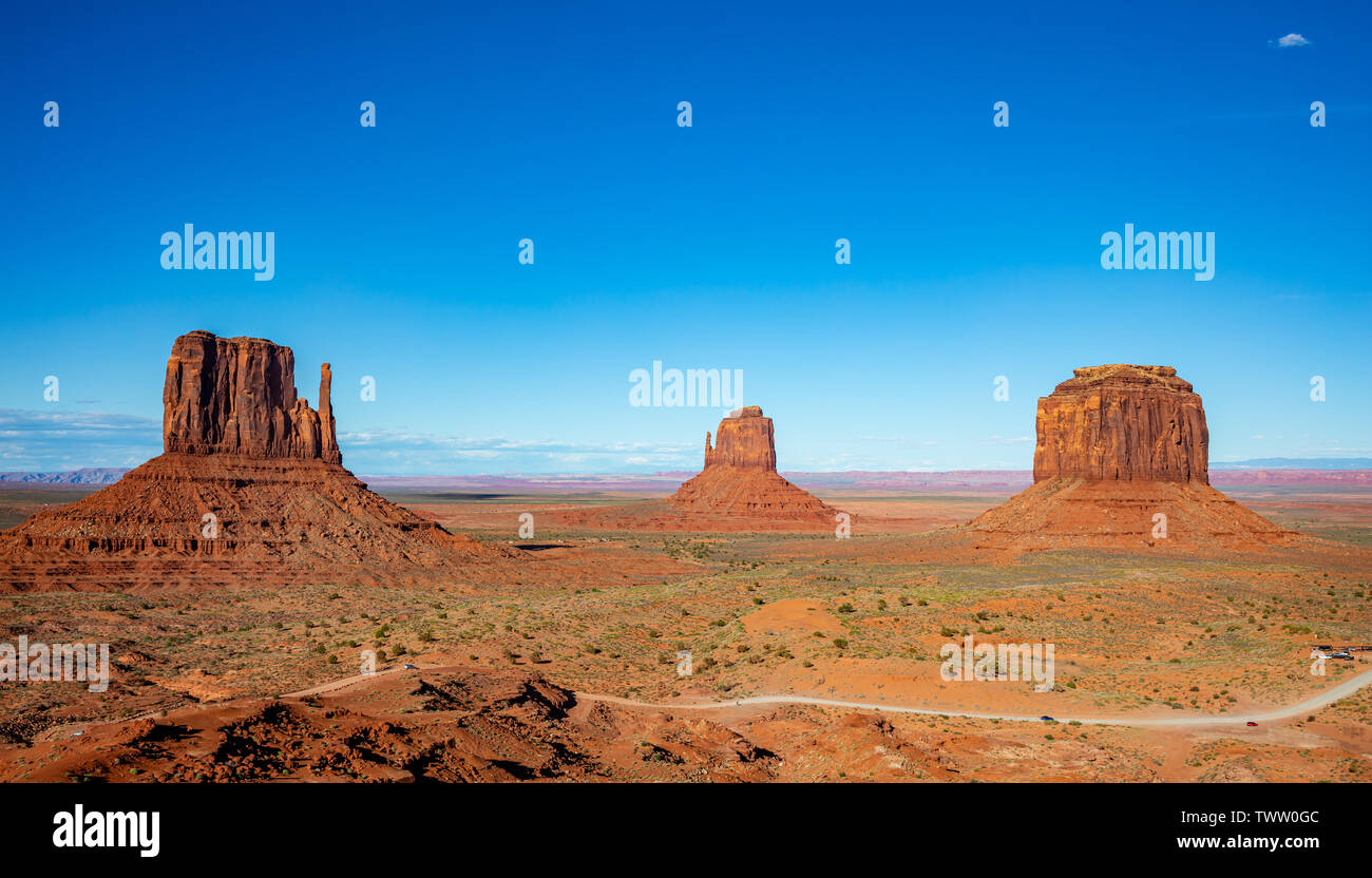 Monument Valley, Navajo Tribal Park in the Arizona-Utah border, United 