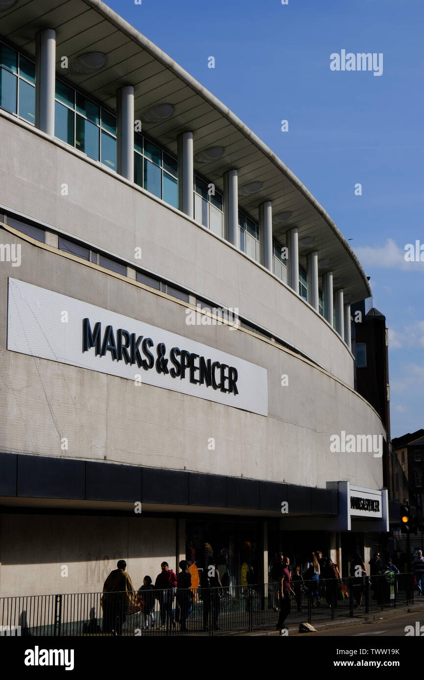 Marks And Spencer Department Store Ealing Broadway London United Kingdom Stock Photo Alamy
