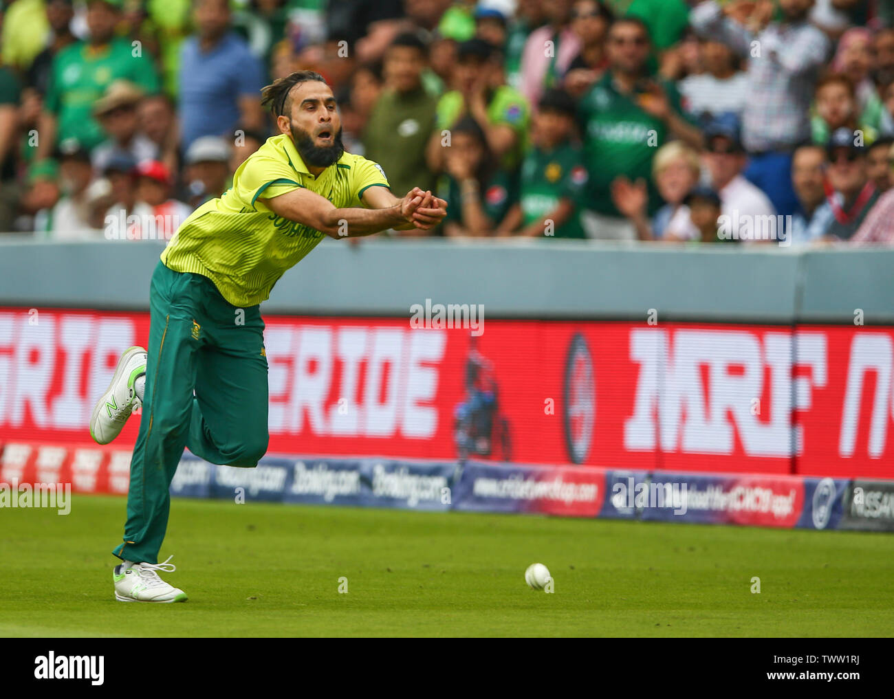 London, UK. 23rd June, 2019. ICC World Cup Cricket, Pakistan versus