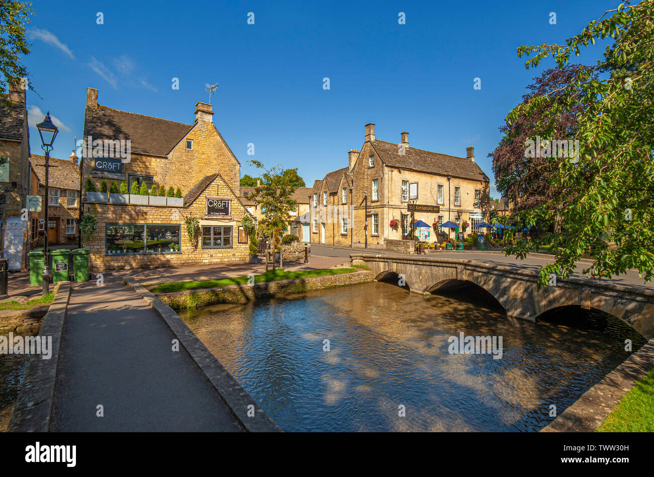 Bourton on the Water. Stock Photo