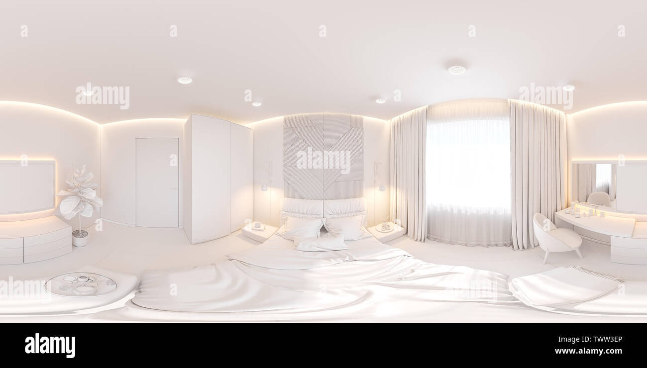 The Interior Design Of The Master Bedroom In The