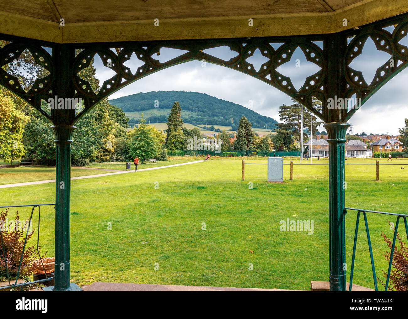 Bailey Park and Sensory Garden in Abergavenny, Monmouthshire, Wales