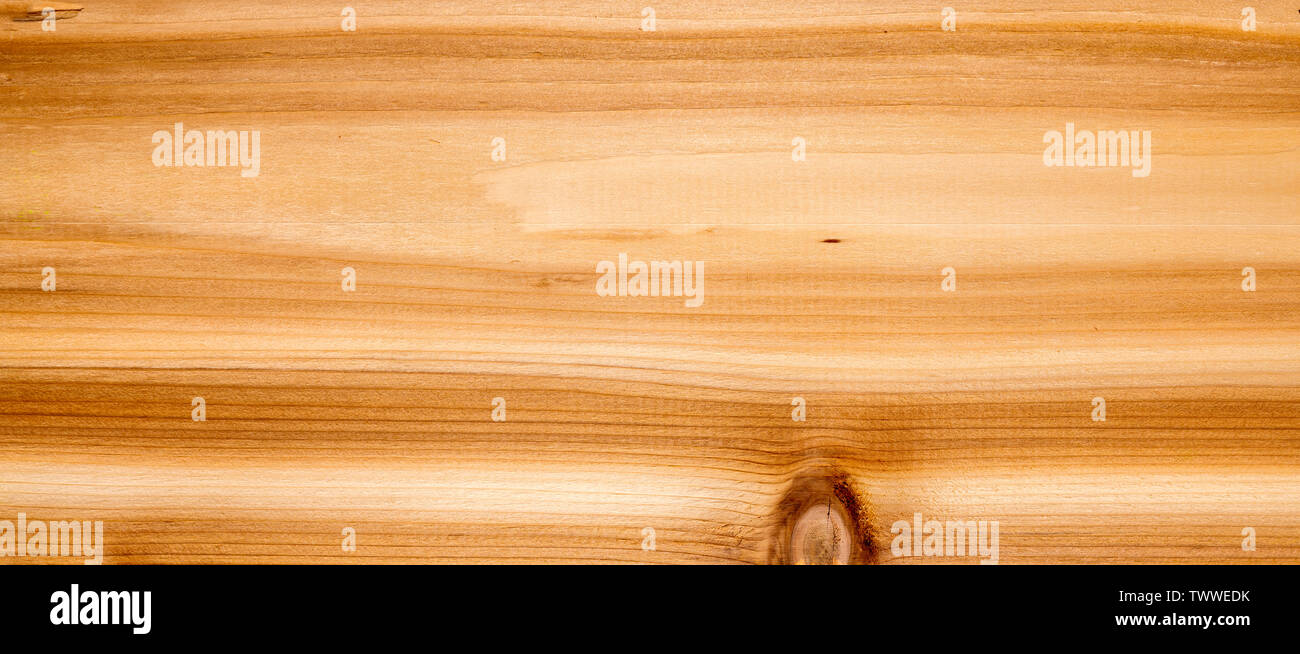 Cedar plank background or texture tile with room for copy space. Stock Photo