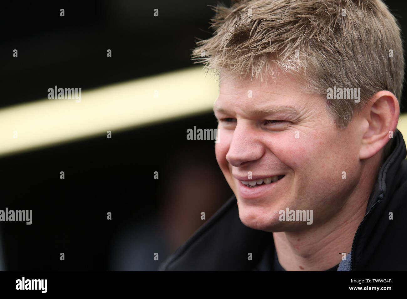 Derby, UK. 23rd June, 2019. Barwell Motorsport driver Phil Keen during