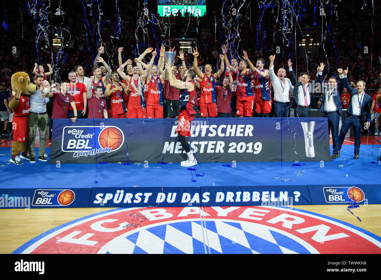 Munich Germany 23rd June 2019 Basketball Bundesliga FC Bayern munich-germany-23rd-june-2019-basketball-bundesliga-fc-bayern