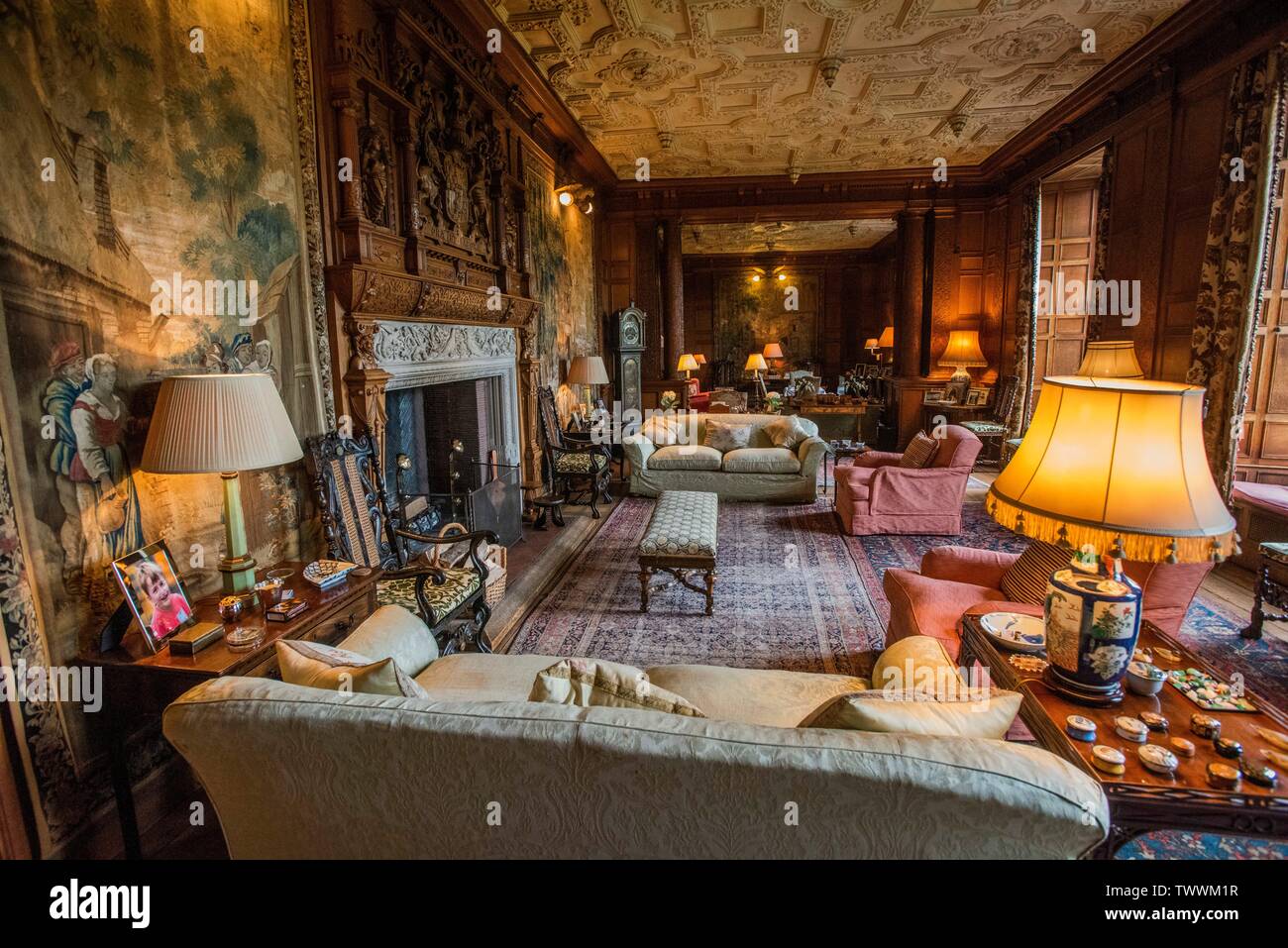 Lord and Lady Dalhousie at their residence of Brechin Castle Picture