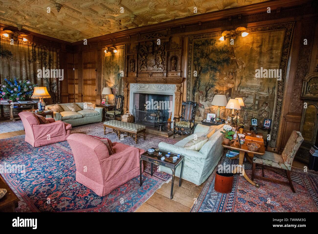 Lord and Lady Dalhousie at their residence of Brechin Castle Picture