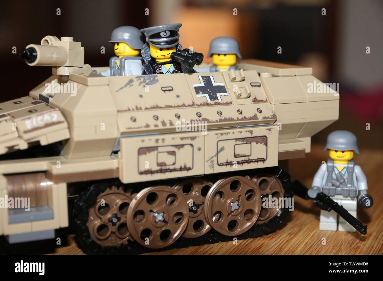 World War 2 Deluxe German Half Track - Custom LEGO Military Set – B3 Customs