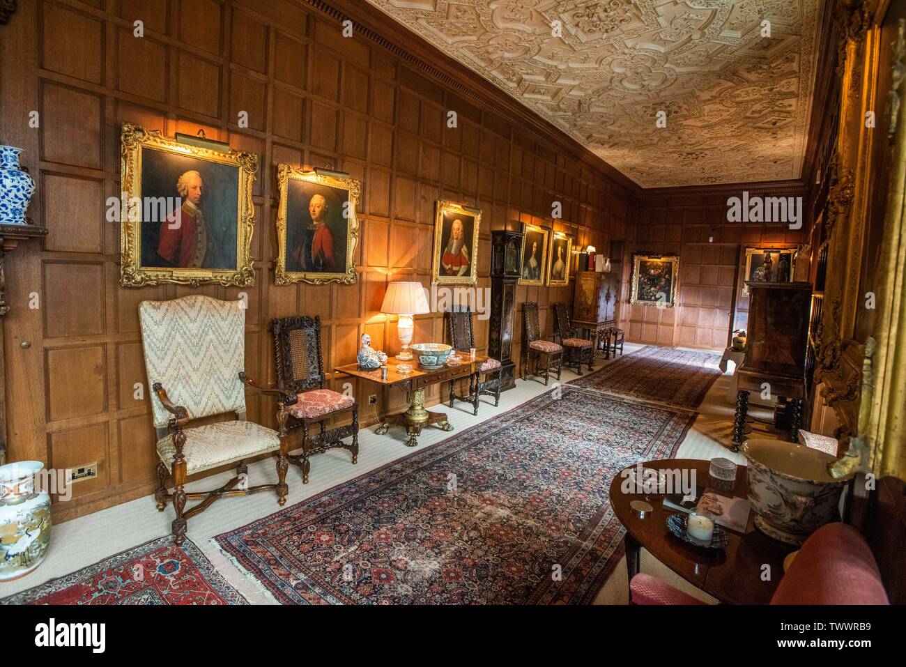 Lord and Lady Dalhousie at their residence of Brechin Castle   Picture Copyright Chris Watt Tel -  07887 554 193 info@chriswatt.com www.chriswatt.com Stock Photo