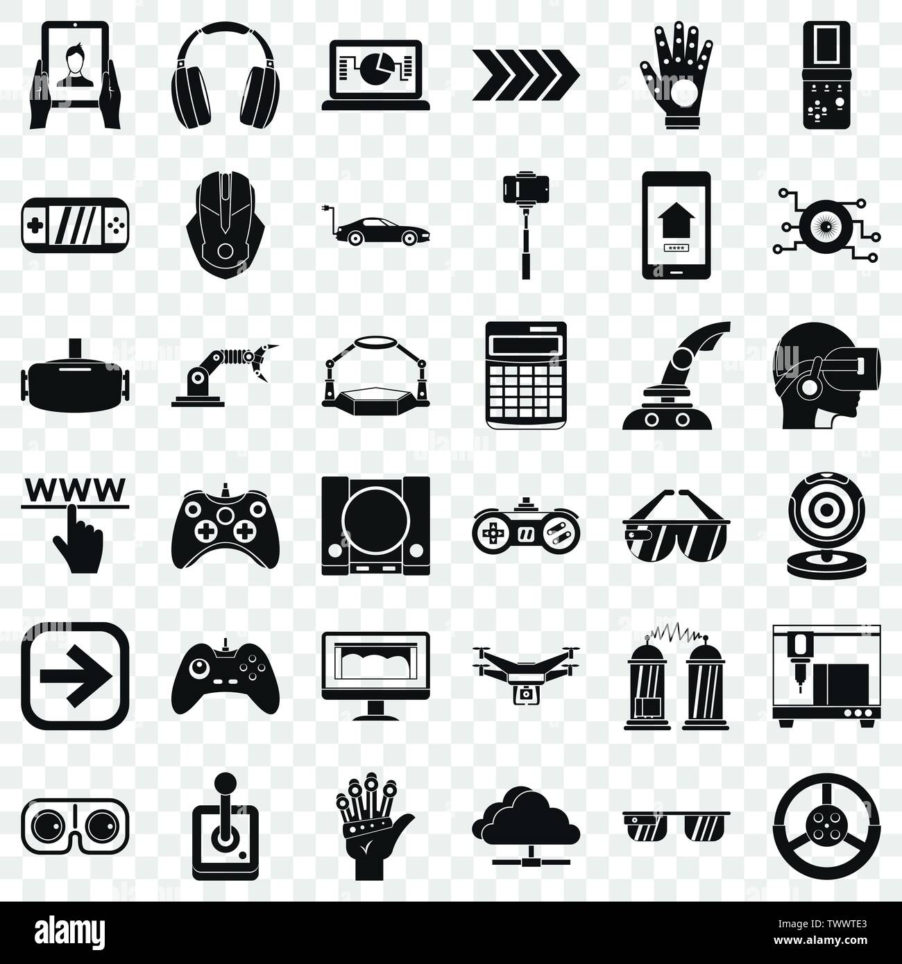 Game over robot Stock Vector Images - Alamy