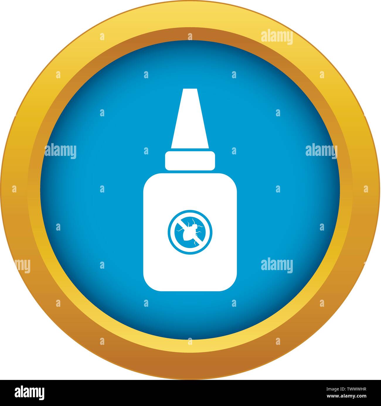 Insect spray icon blue vector isolated Stock Vector Image & Art - Alamy
