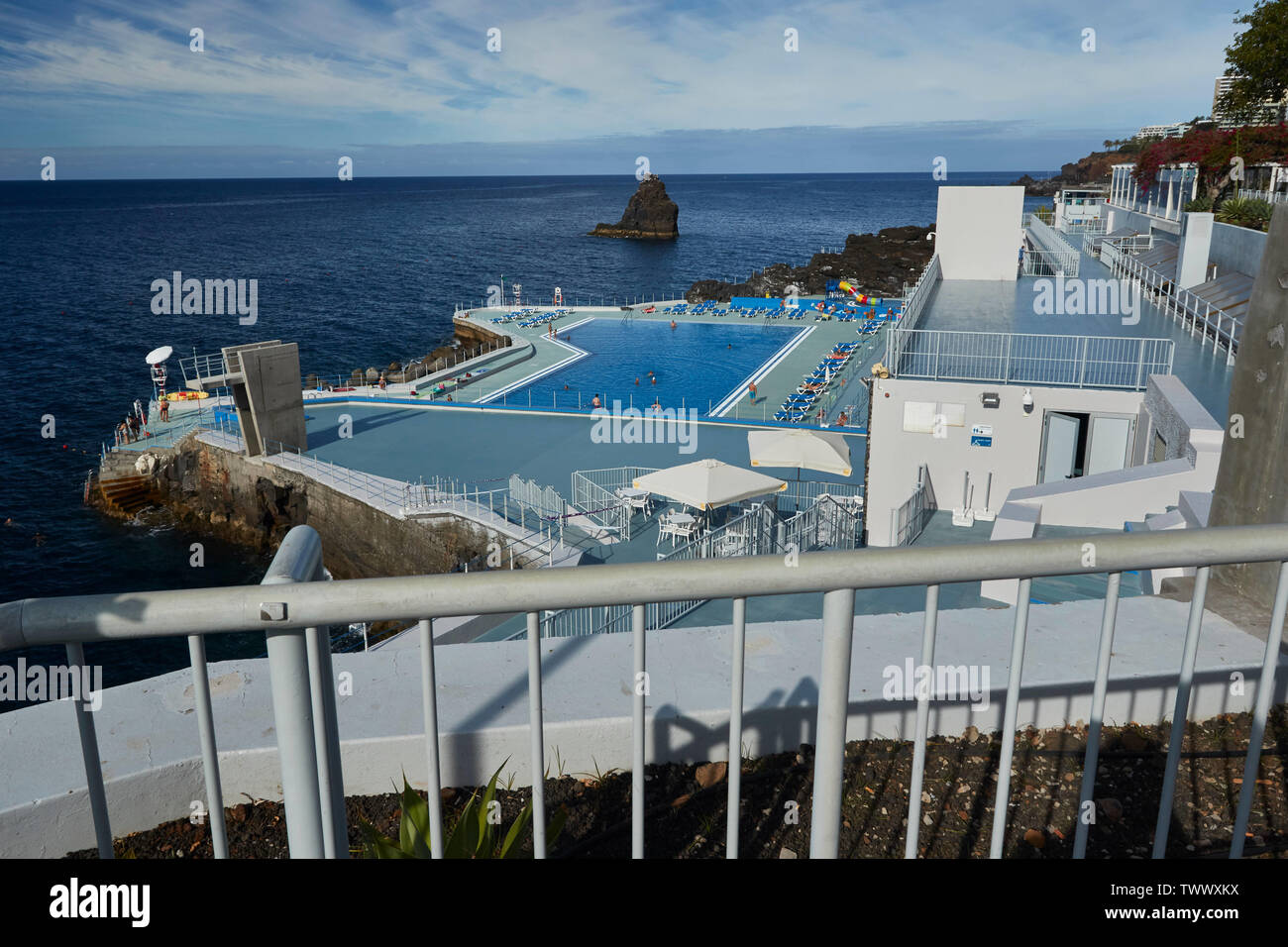 Lido along the coastal walk of Frente Mar, Funchal, Madeira, Portugal, European Union Stock Photo