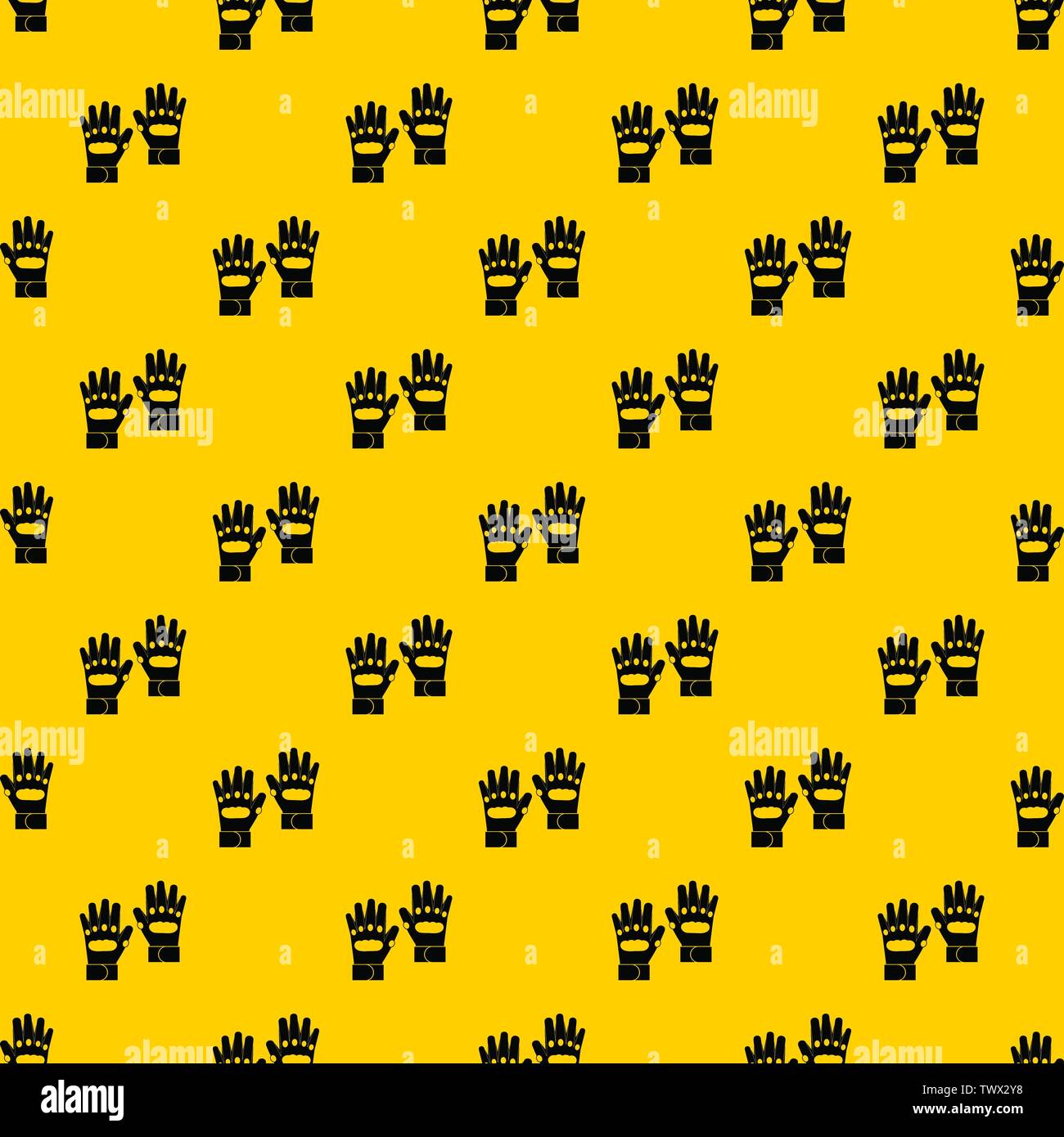 Pair of paintball gloves pattern vector Stock Vector