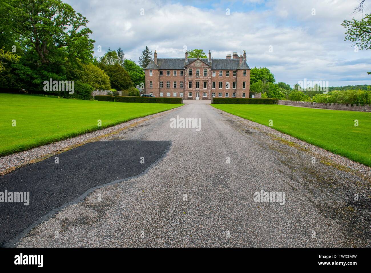 Lord and Lady Dalhousie at their residence of Brechin Castle Picture