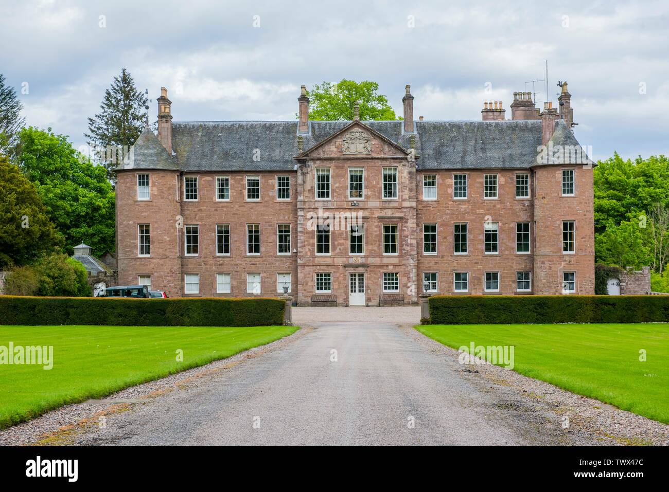 Lord and Lady Dalhousie at their residence of Brechin Castle Picture