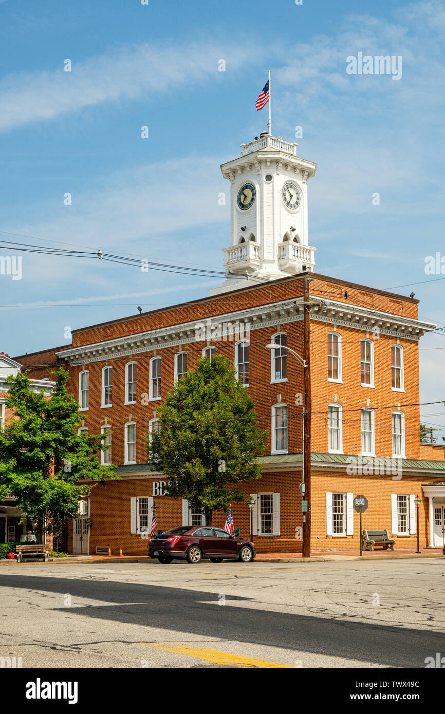 Clock Tower, First National Bank of Greencastle Building, 40 Center