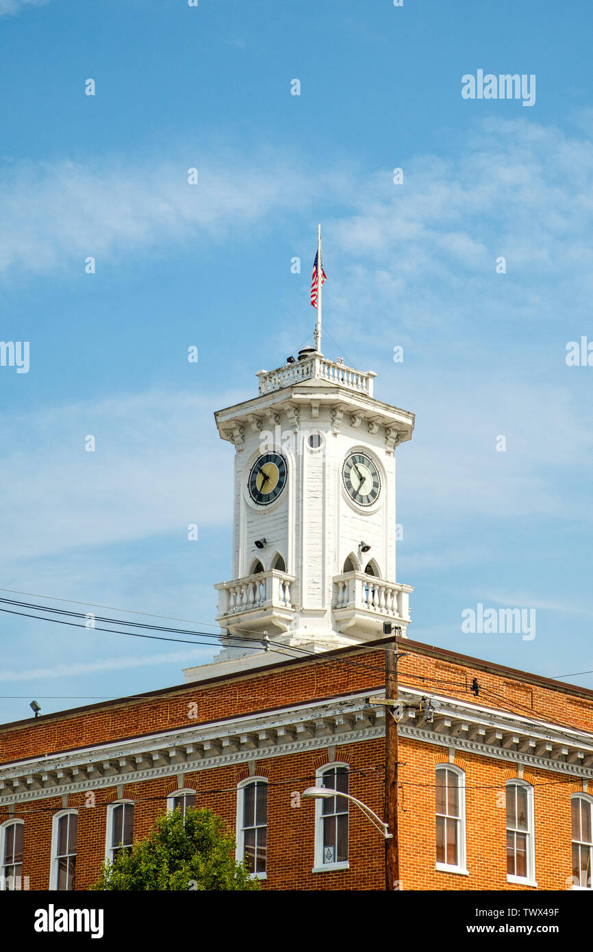 Clock Tower, First National Bank of Greencastle Building, 40 Center