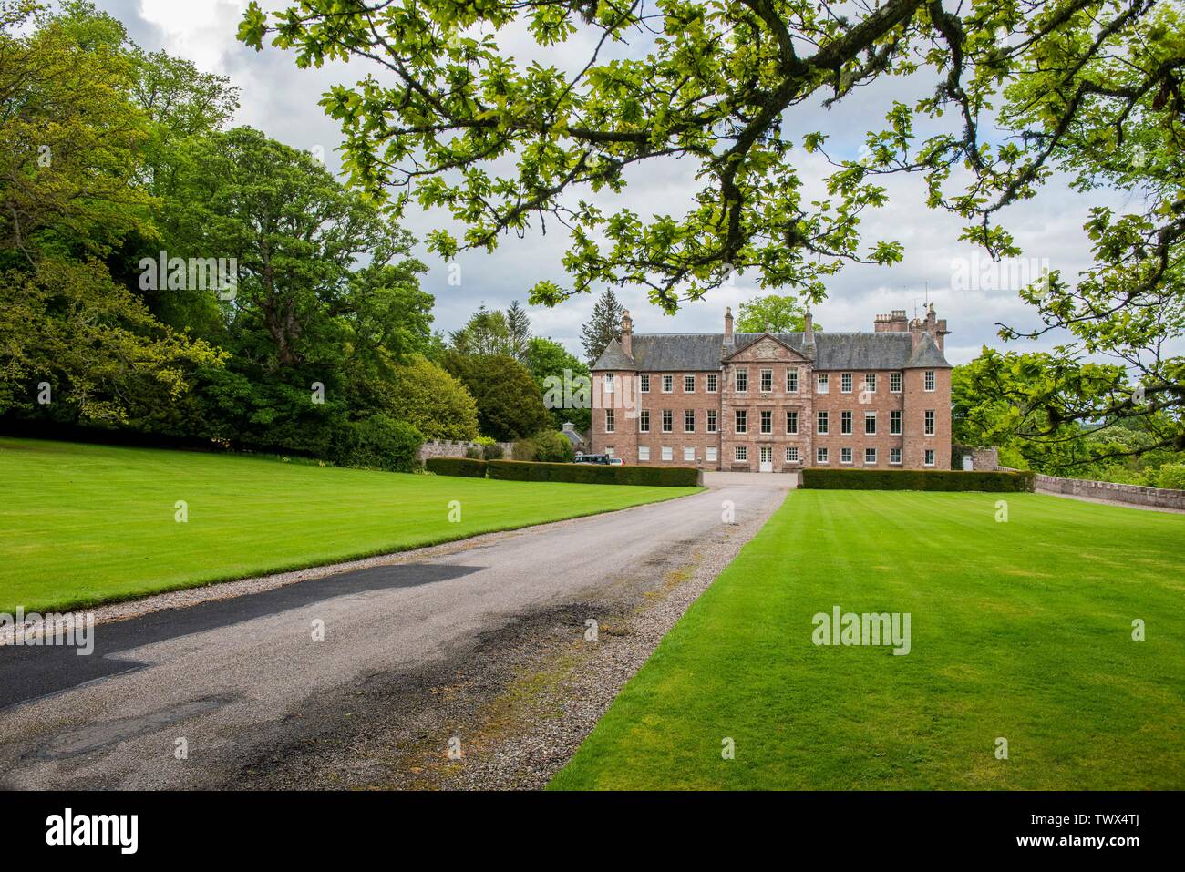 Lord and Lady Dalhousie at their residence of Brechin Castle Picture